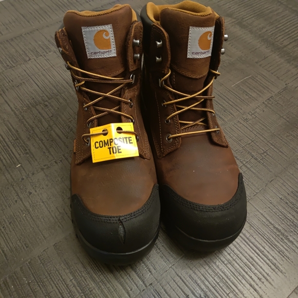 Carhartt Men's Rugged Flex 6'' Waterproof MetGuard Composite Toe Work Boots - Picture 5 of 10